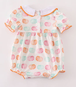 Pumpkin print girl bubble