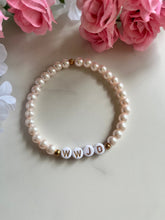 Load image into Gallery viewer, WWJD Bead Bracelet - Multi-Color Natural Stone Faith Jewelry
