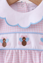 Load image into Gallery viewer, Premium turkey embroidery gingham bubble
