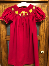 Load image into Gallery viewer, Girl Bishop Thanksgiving Dress
