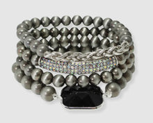 Load image into Gallery viewer, Western Navajo Beaded Multi Layered
Stretch Bracelet
