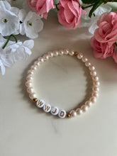 Load image into Gallery viewer, WWJD Bead Bracelet - Multi-Color Natural Stone Faith Jewelry
