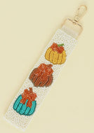 Fall Theme Decorative Seed Bead
Key Chain