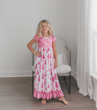 Load image into Gallery viewer, Bright Pink Tree Lounge Gown
