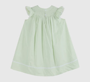 Honeydew Green Bunny Smocked
Bishop Dress