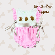 Load image into Gallery viewer, Pink French Knot Puppy Bubble
