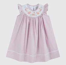 Load image into Gallery viewer, Light Purple Easter Smocked
Bishop Dress
