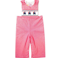 Baby Boy Valentines Day Love Heart Truck one piece Longalls