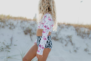 Cleo Flamingo 2 Piece Swimsuit