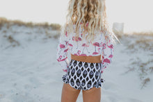 Load image into Gallery viewer, Cleo Flamingo 2 Piece Swimsuit
