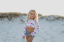 Load image into Gallery viewer, Cleo Flamingo 2 Piece Swimsuit
