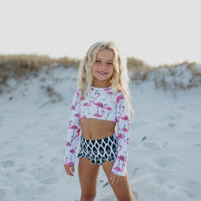 Load image into Gallery viewer, Cleo Flamingo 2 Piece Swimsuit
