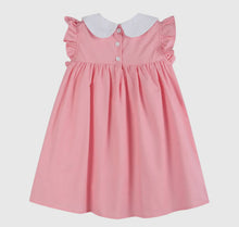 Load image into Gallery viewer, Preorder by 9/30-Pink and Red Heart Ruffle Dress-Ships by 12/28
