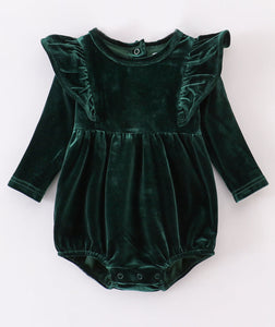 Premium Forest velvet ruffle bubble