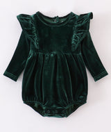 Premium Forest velvet ruffle bubble