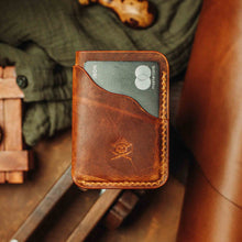 Load image into Gallery viewer, Slim Card Holder - Venturer v2 | Minimalist Leather Wallet | EDC
