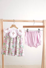 Load image into Gallery viewer, Pink easter cross emrboidery floral girl set
