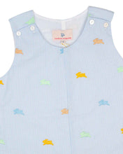 Load image into Gallery viewer, Colorful Bunnies Embroidered Shortall
