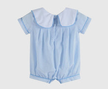 Load image into Gallery viewer, Blue Stripe Bunny Romper
