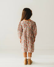 Load image into Gallery viewer, Long Sleeves Pink Bloom Overlap Girl's Cotton Dress

