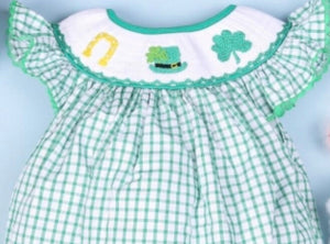 St. Patrick's Day Smocked Bubble