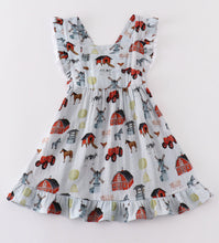 Load image into Gallery viewer, Premium Farm muslin ruffle dress
