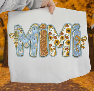 Floral Fall Mimi Shirt, Retro Autumn