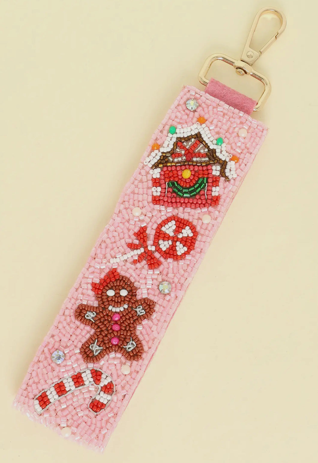 Christmas Gingerbread Theme Keychain