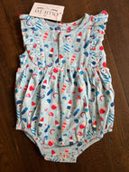 Betsy Romper in Sweet Freedom 
Baby Bubble