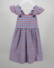 Load image into Gallery viewer, Blue and Red Plaid Gracie Dress
