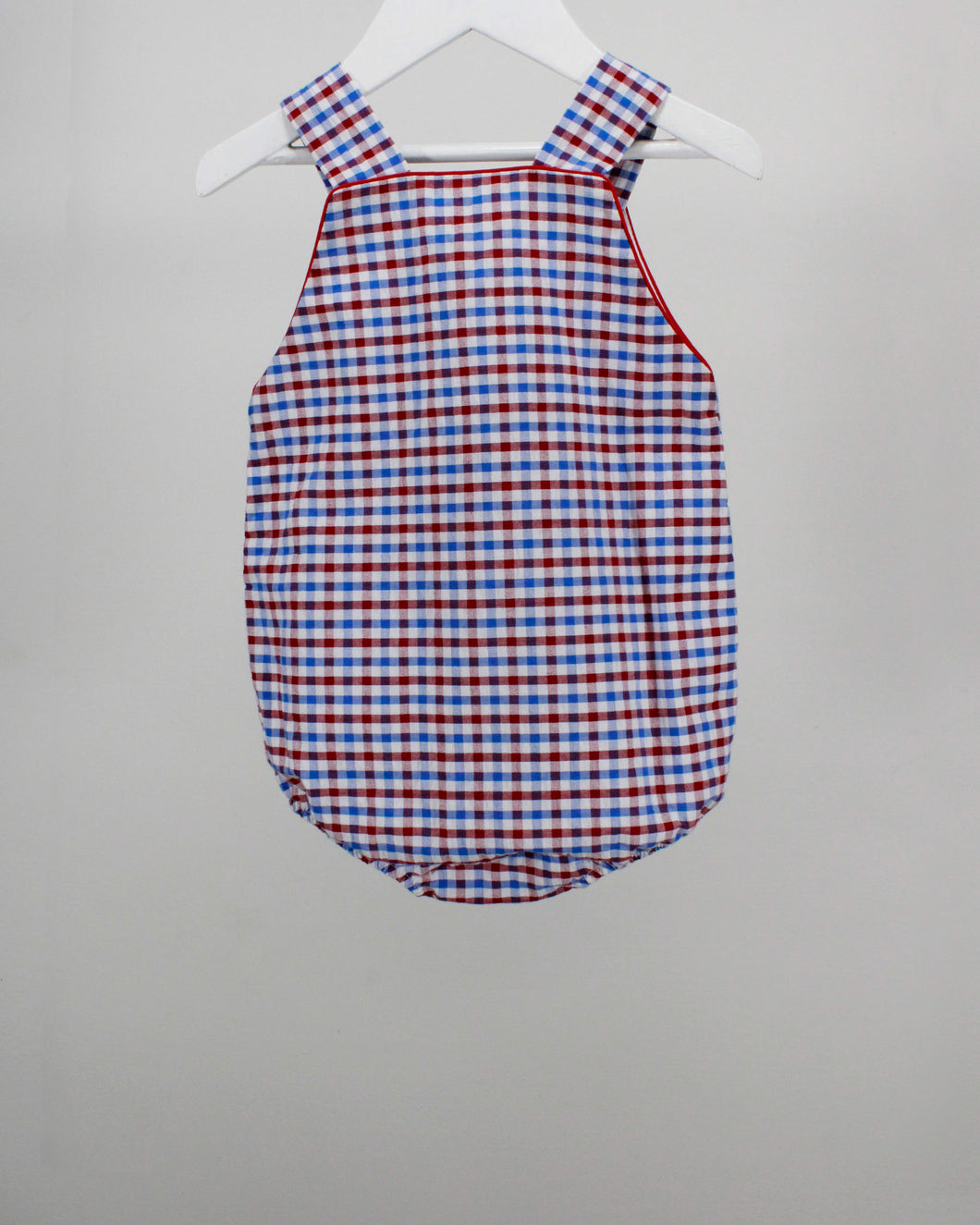 Blue and Red Plaid George Bubble