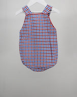 Blue and Red Plaid George Bubble