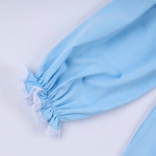 Load image into Gallery viewer, Blue nativity hand smocked dress
