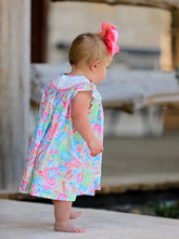 Load image into Gallery viewer, Easter Cross Smocking Embroidery Baby Girl Dress lol
