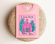 O Come Let Us Adore Him Graphic Tee