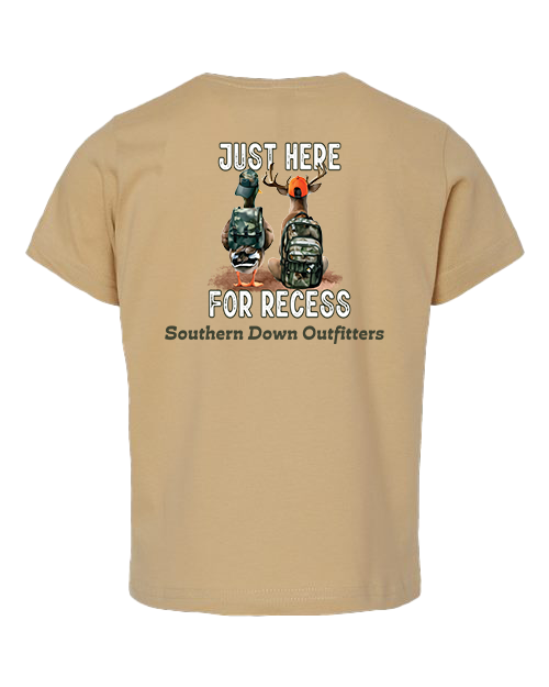 Just Here For Recess Toddler Tee