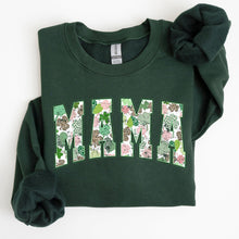 Load image into Gallery viewer, Mama, Vintage, St. Paddy&#39;s Day, Clover, Shamrock, Lucky, Irish, Lucky Charm, St Patrick&#39;s Day Sweatshirt
