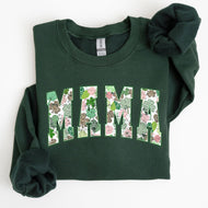 Mama, Vintage, St. Paddy's Day, Clover, Shamrock, Lucky, Irish, Lucky Charm, St Patrick's Day Sweatshirt