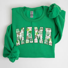 Load image into Gallery viewer, Mama, Vintage, St. Paddy&#39;s Day, Clover, Shamrock, Lucky, Irish, Lucky Charm, St Patrick&#39;s Day Sweatshirt

