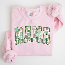 Load image into Gallery viewer, Mama, Vintage, St. Paddy&#39;s Day, Clover, Shamrock, Lucky, Irish, Lucky Charm, St Patrick&#39;s Day Sweatshirt

