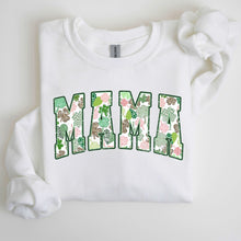 Load image into Gallery viewer, Mama, Vintage, St. Paddy&#39;s Day, Clover, Shamrock, Lucky, Irish, Lucky Charm, St Patrick&#39;s Day Sweatshirt
