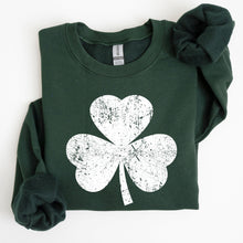 Load image into Gallery viewer, Retro Shamrock, Clover, Lucky, Irish, Lucky Charm, St Patrick&#39;s Day Sweatshirt
