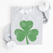 Load image into Gallery viewer, Retro Shamrock, Clover, Lucky, Irish, Lucky Charm, St Patrick&#39;s Day Sweatshirt
