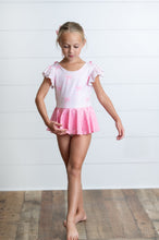 Load image into Gallery viewer, Pink Bow Skirted Leotard
