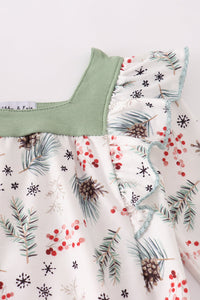 Sage ruffle bubble