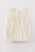 Load image into Gallery viewer, Easter stripe bunny embroidery girl bubble
