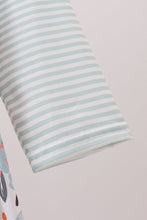 Load image into Gallery viewer, Mint floral stripe dress
