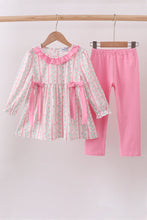Load image into Gallery viewer, Floral tulip ruffle pants set

