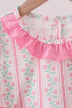 Load image into Gallery viewer, Floral tulip ruffle pants set
