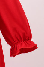 Load image into Gallery viewer, Red bow applique bubble
